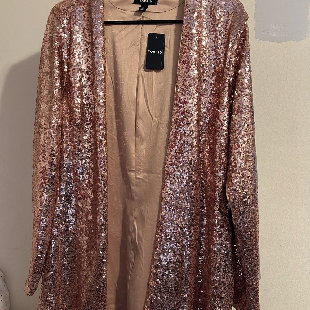 Rose Gold Sequin Jacket